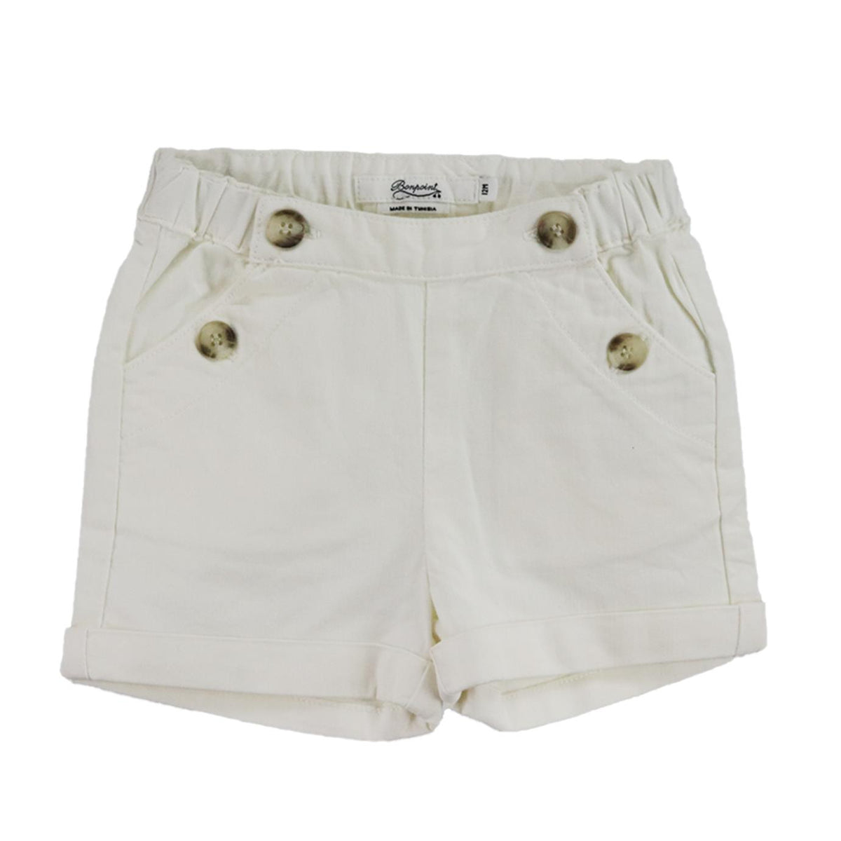 BONPOINT BABY GIRLS DENIM SHORTS 12 MONTHS