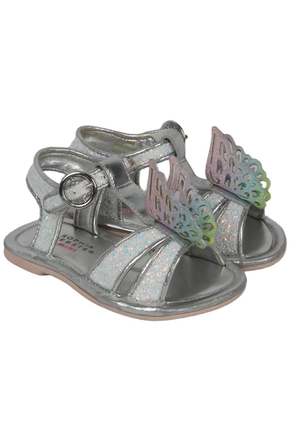 SOPHIA WEBSTER BABY GIRLS BUTTERFLY LEATHER SANDALS EU 23 UK 6