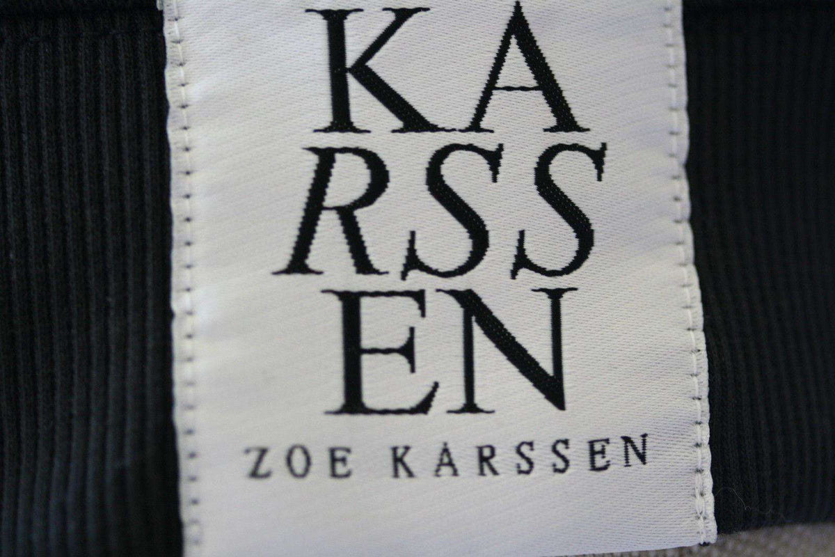 ZOE KARSSEN BASIC BLACK TE HOODIE SMALL