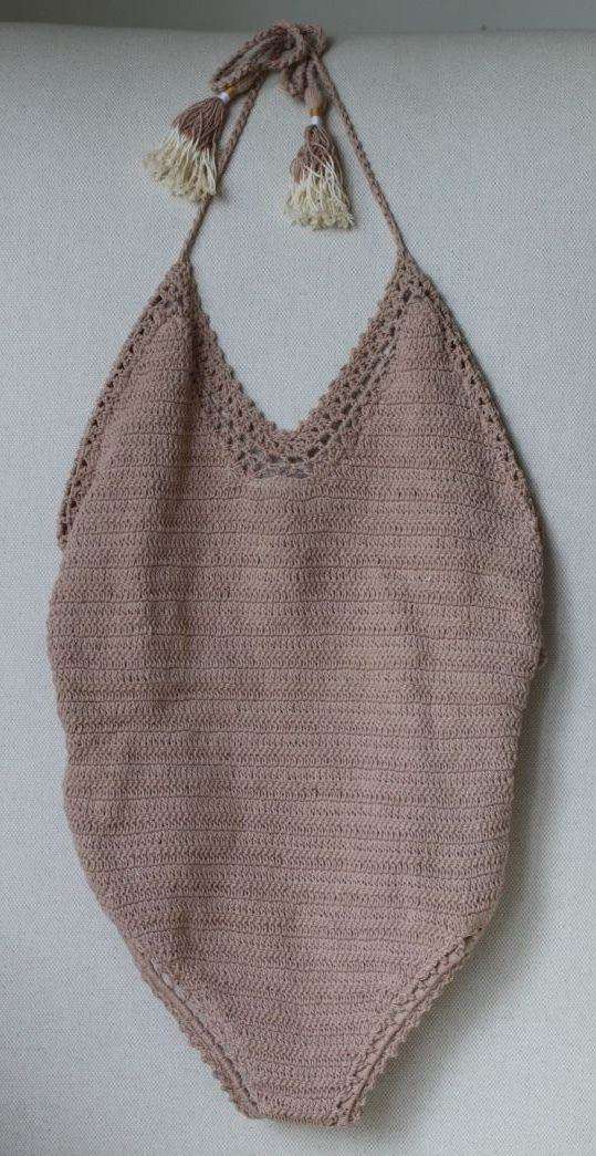 SHE MADE ME CROCHET ONE PIECE SWIMSUIT MEDIUM/LARGE