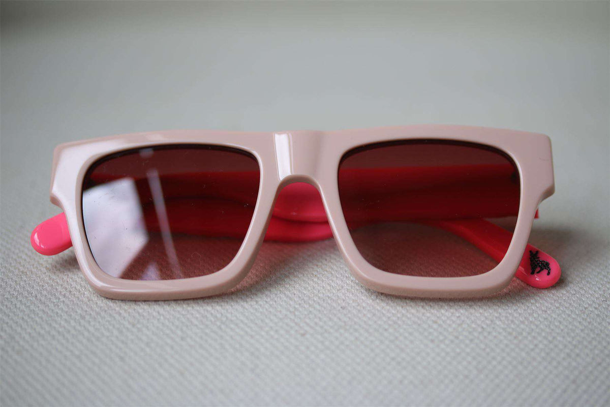 STELLA MCCARTNEY KIDS GIRLS PINK CHAIN SUNGLASSES