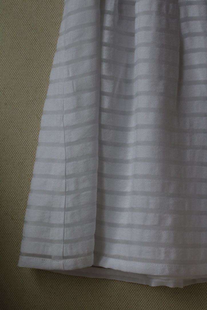 TARTINE ET CHOCOLAT BABY GIRLS WHITE STRIPED ORGANZA DRESS 4 YEARS