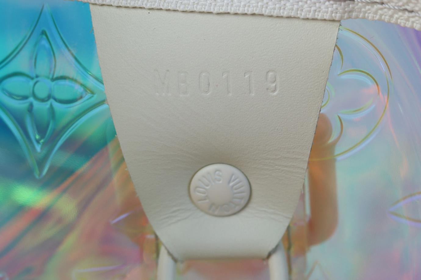 Louis Vuitton x Virgil Abloh PVC Prism Keepall Bandoulière 50