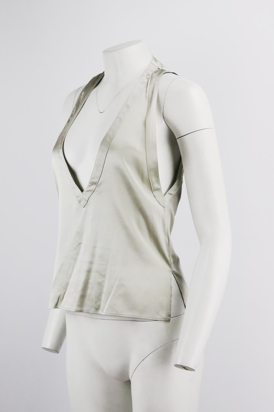 ALASDAIR SILK SATIN TOP US 0 UK 4