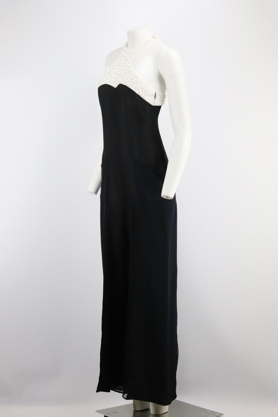 EMILIO PUCCI EMBELLISHED SILK JUMPSUIT IT 40 UK 8