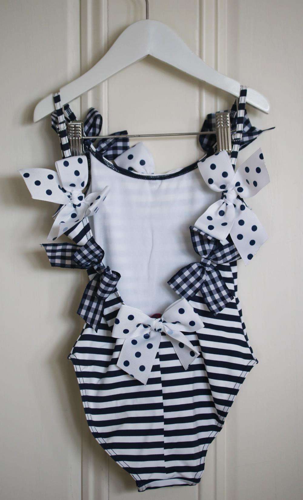 SELINI ACTION KIDS GIRLS BOW SWIMSUIT 6 YEARS