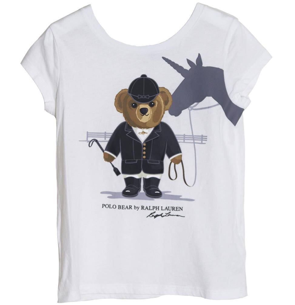 POLO RALPH LAUREN KIDS GIRLS COTTON T-SHIRT 6 YEARS