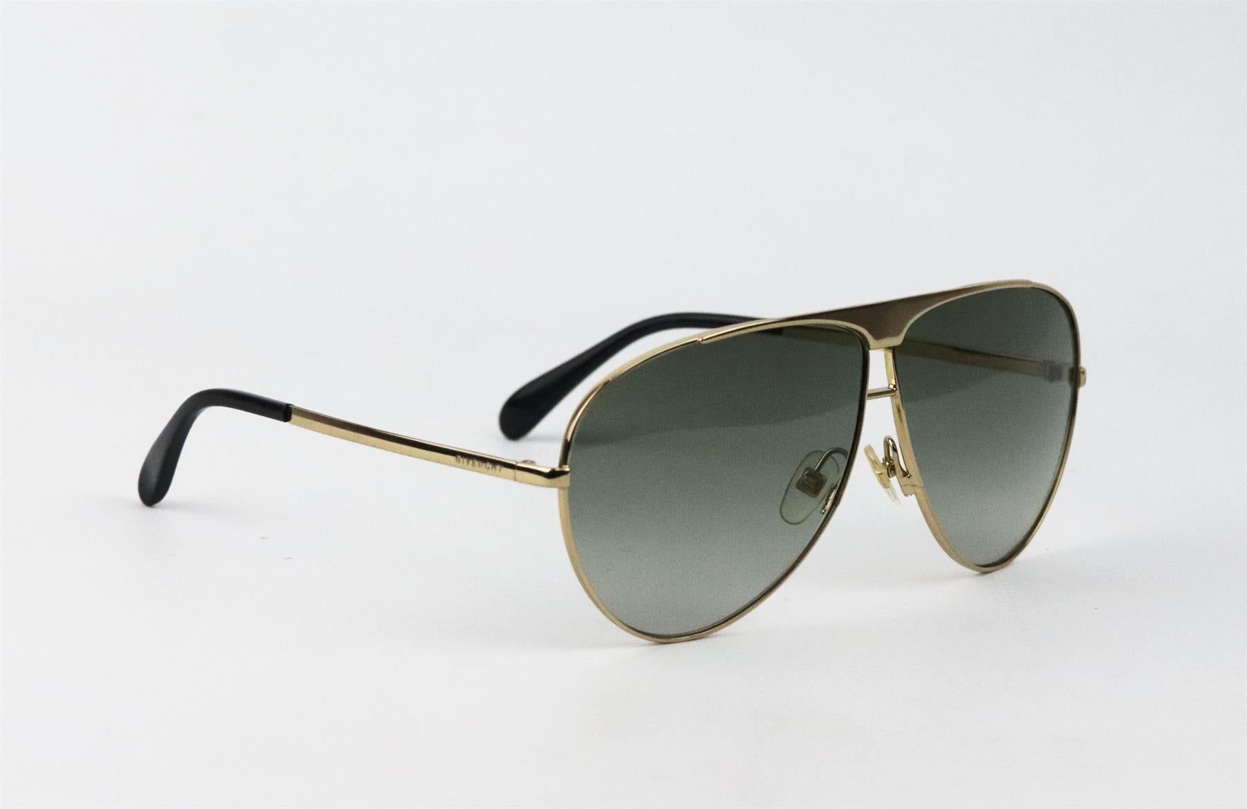 GIVENCHY GOLD TONE METAL SUNGLASSES