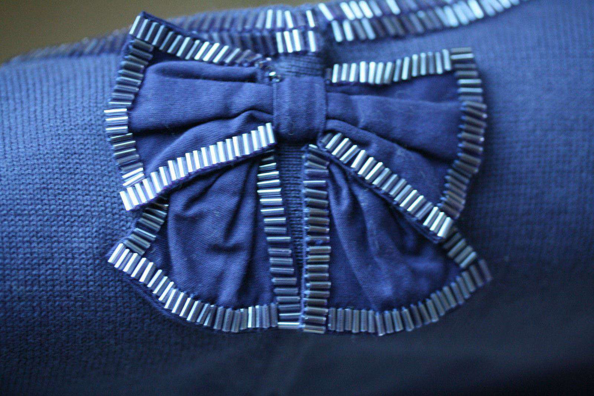 TARTINE ET CHOCOLAT NAVY BEADED BABY CARDIGAN 2 YEARS