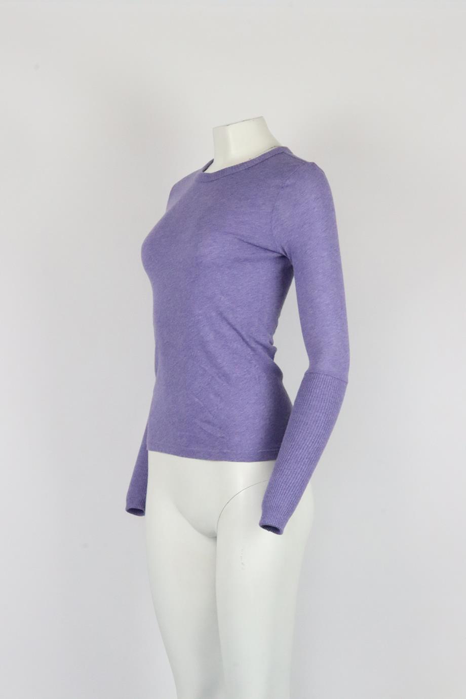 ENZA COSTA COTTON JERSEY TOP XSMALL