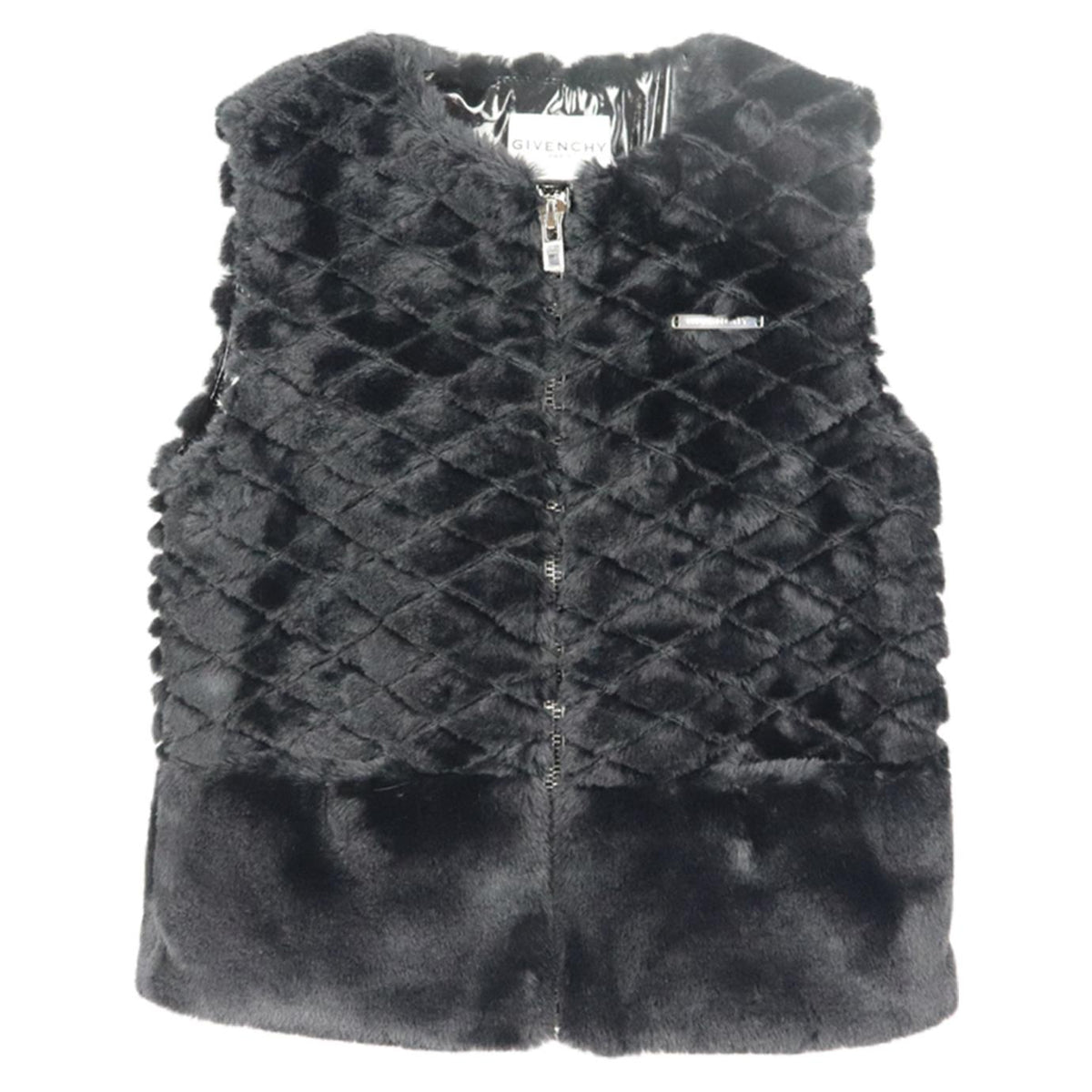 GIVENCHY KIDS GIRLS FAUX FUR GILET 8 YEARS