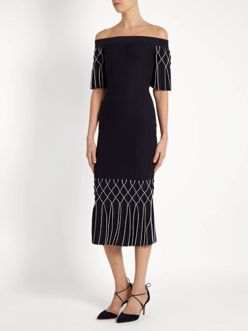 jonathan simkhai off the shoulder dress Jonathan Simkhai