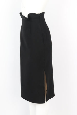CHRISTIAN DIOR CREPE MIDI SKIRT FR 36 UK 8