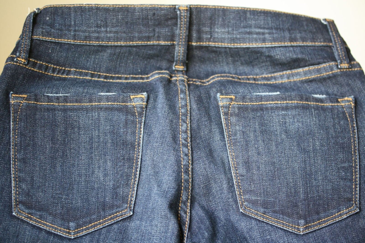 FRAME DENIM LE SKINNY DE JEANNE DISTRESSED JEANS IN LOS FELIZ W25 UK 6/8