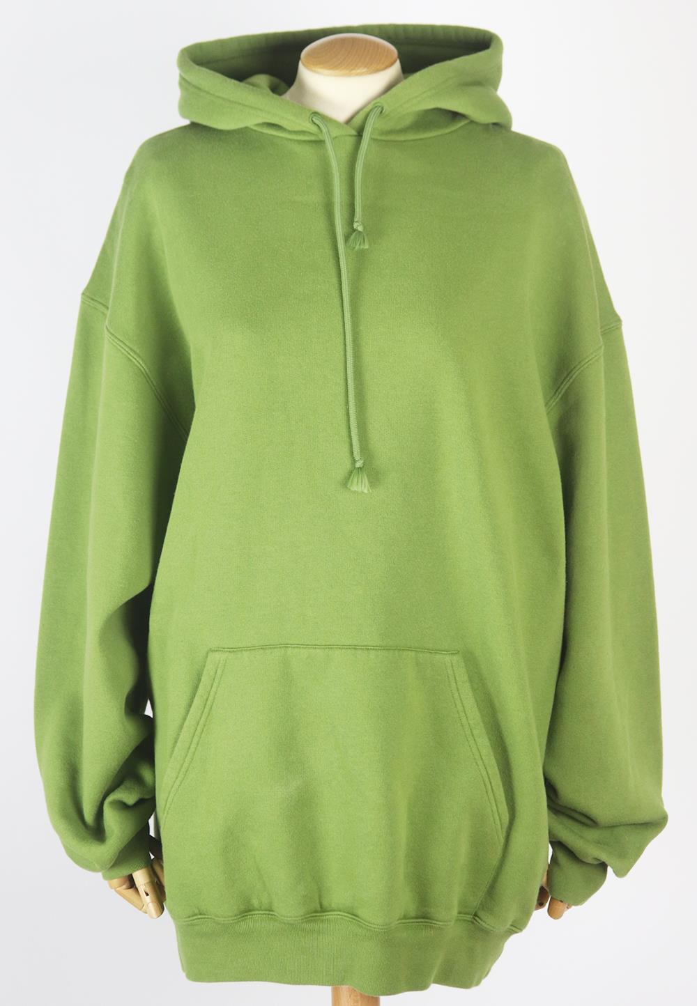 BALENCIAGA OVERSIZED PRINTED COTTON JERSEY HOODIE MEDIUM