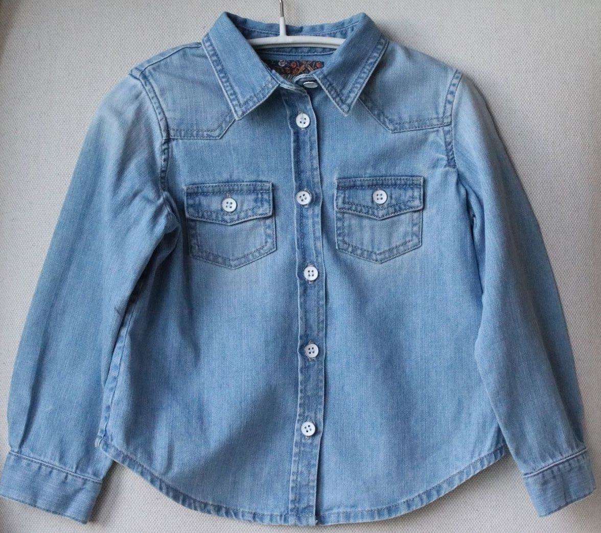 BONPOINT BABY GIRLS DENIM SHIRT 3 YEARS
