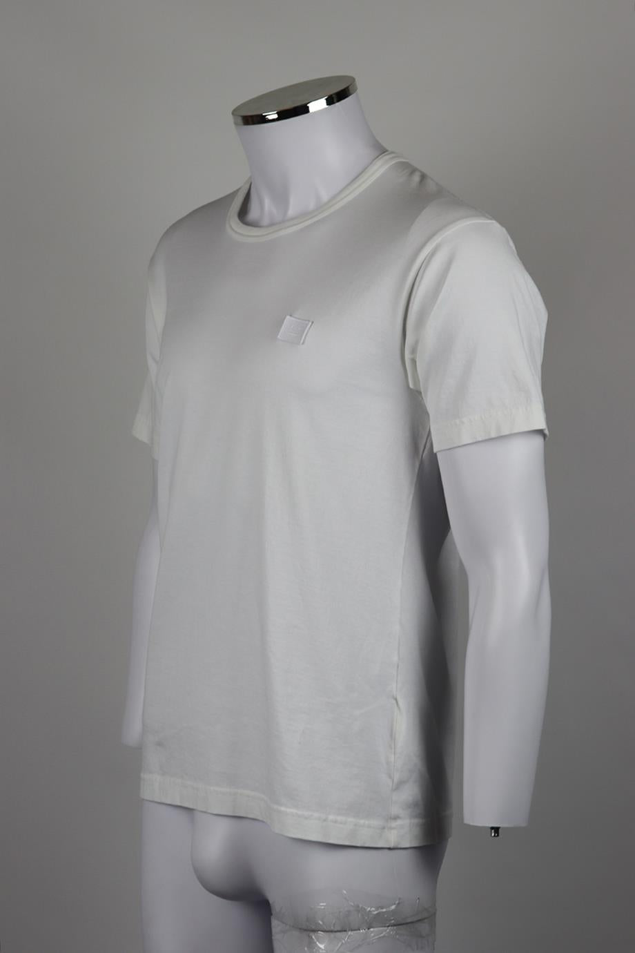 ACNE STUDIO MEN'S COTTON JERSEY TSHIRT SMALL