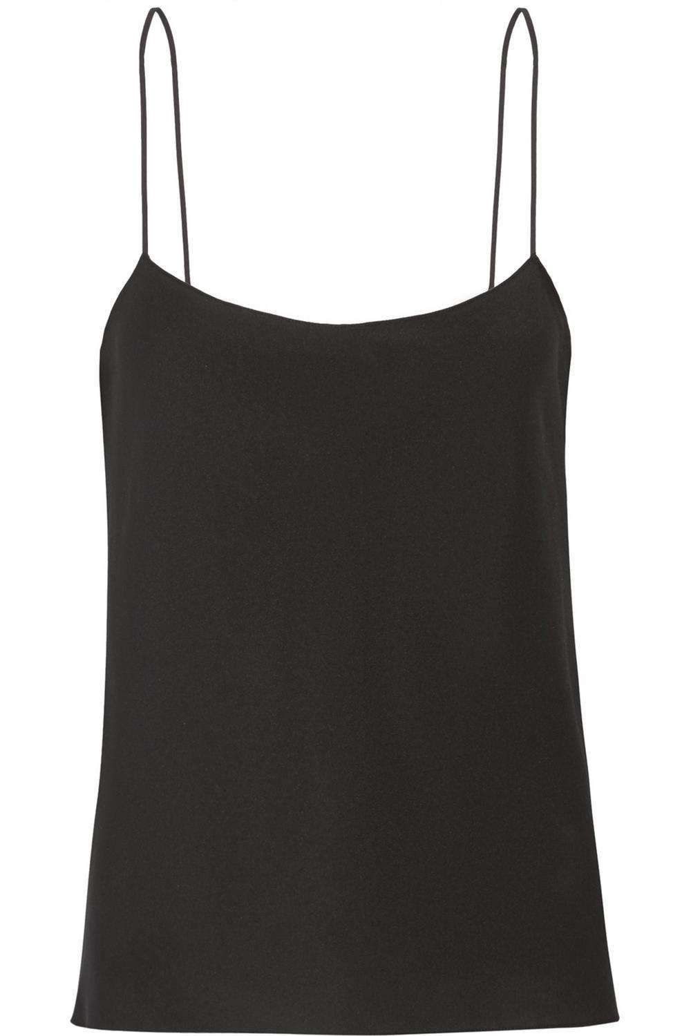 THE ROW BIGGINS MATTE SATIN CAMISOLE TOP XSMALL