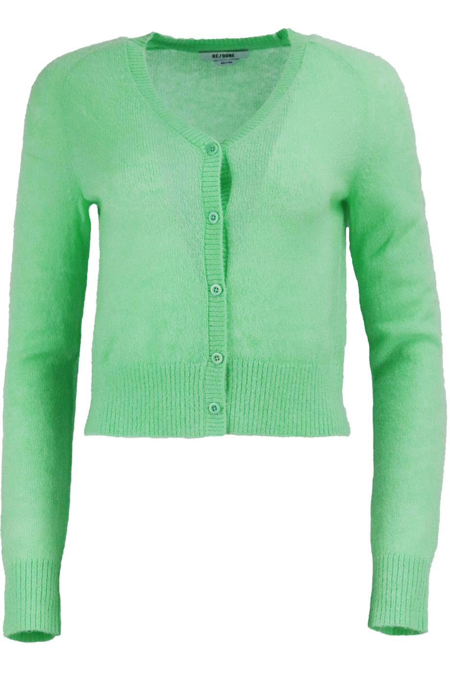 RE/DONE WOOL BLEND CARDIGAN SMALL