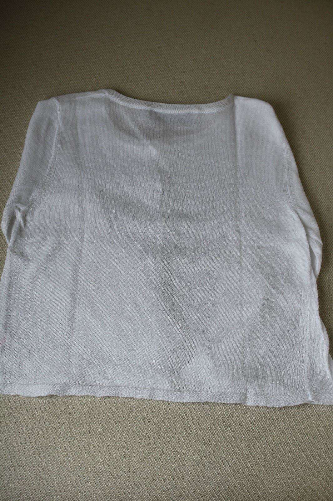 BABY DIOR IVORY WHITE KNIT CARDIGAN 18 MONTHS