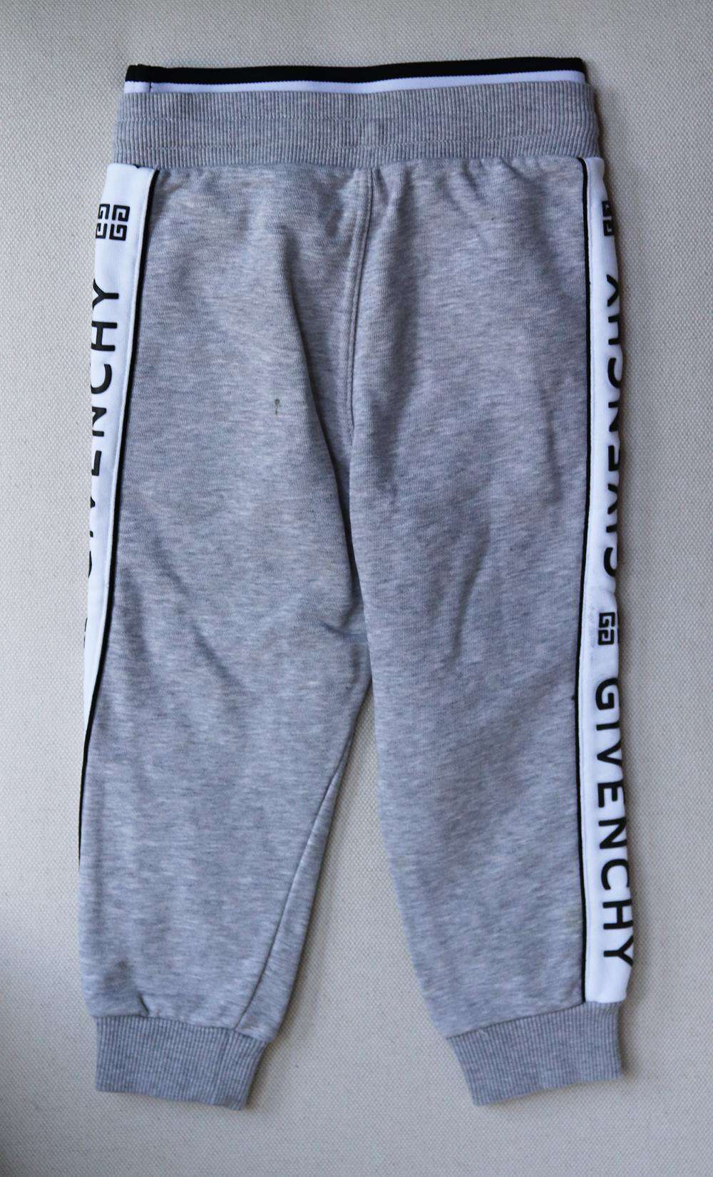 GIVENCHY KIDS UNISEX LOGO COTTON TRACK PANTS 4 YEARS