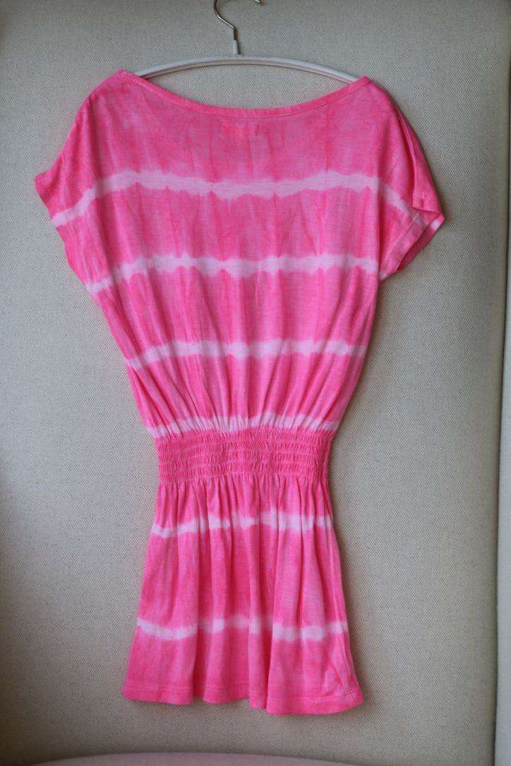 SUNUVA BABY NEON PINK TIE DYE DRESS 1-2 YEARS