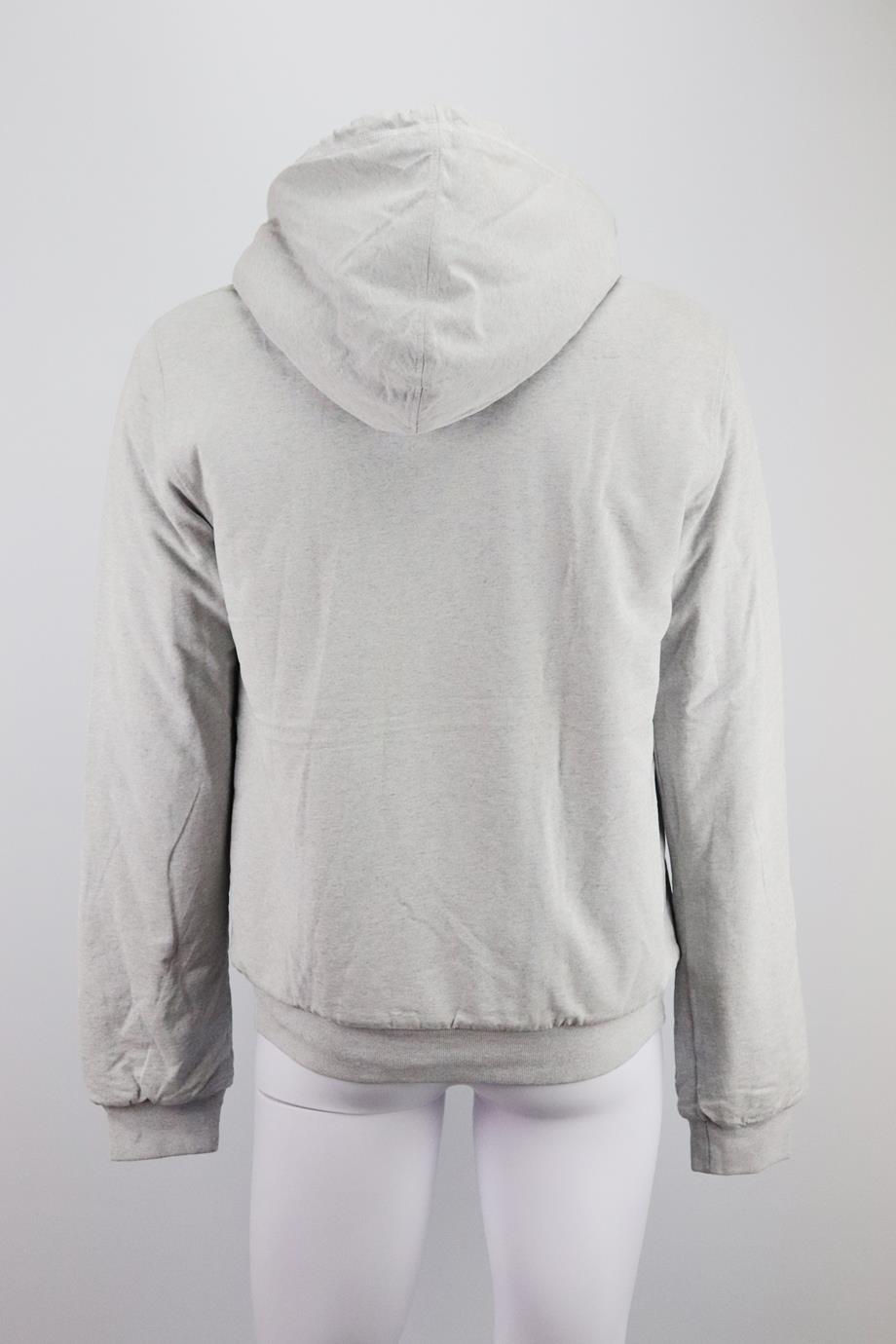 DOLCE AND GABBANA MEN'S FLEECE LINED COTTON HOODIE IT 50 UK/US CHEST 40