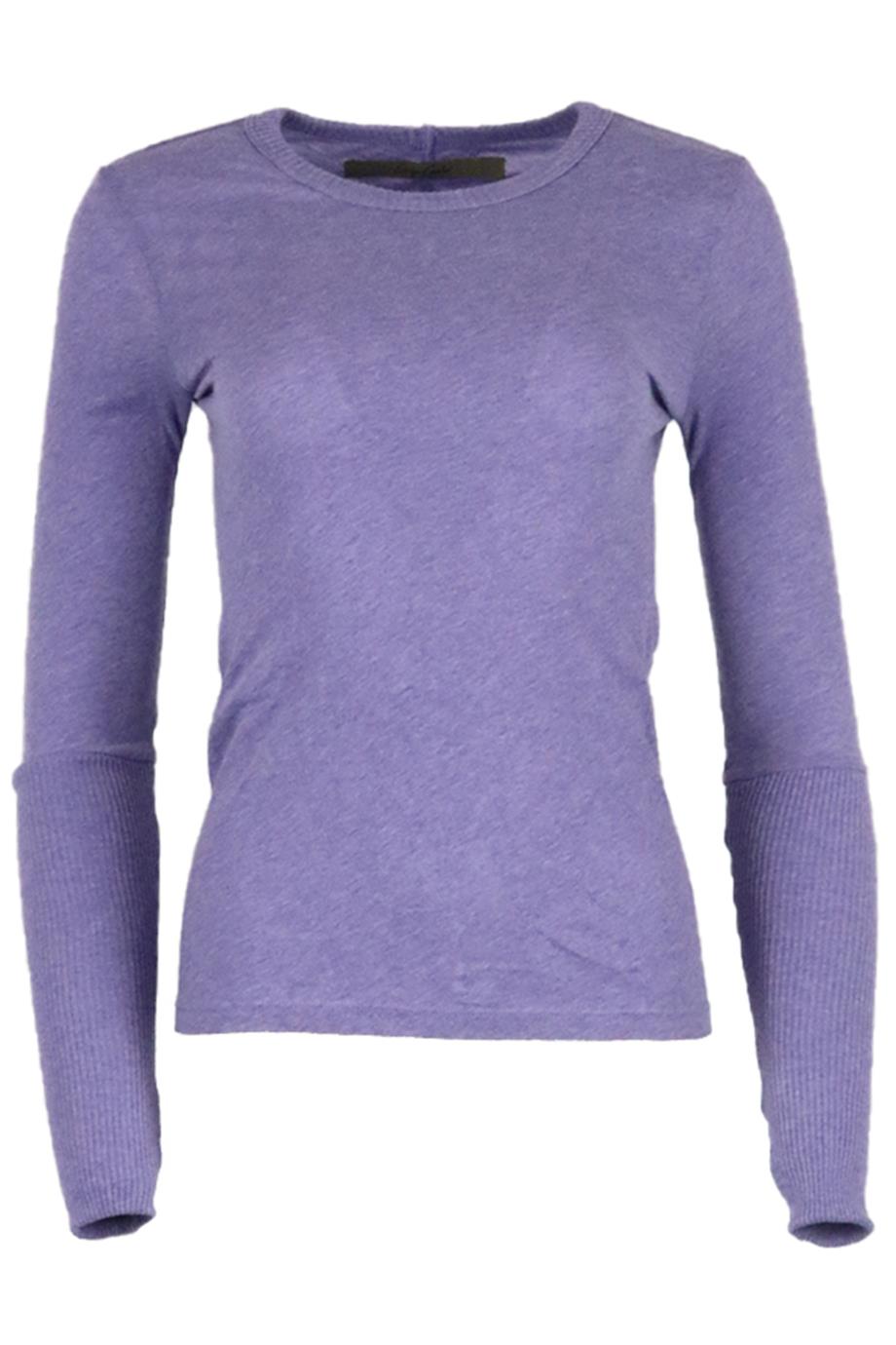 ENZA COSTA COTTON JERSEY TOP XSMALL