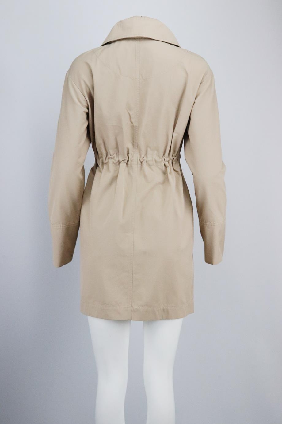 AKRIS COTTON PARKA COAT US 4 UK 8