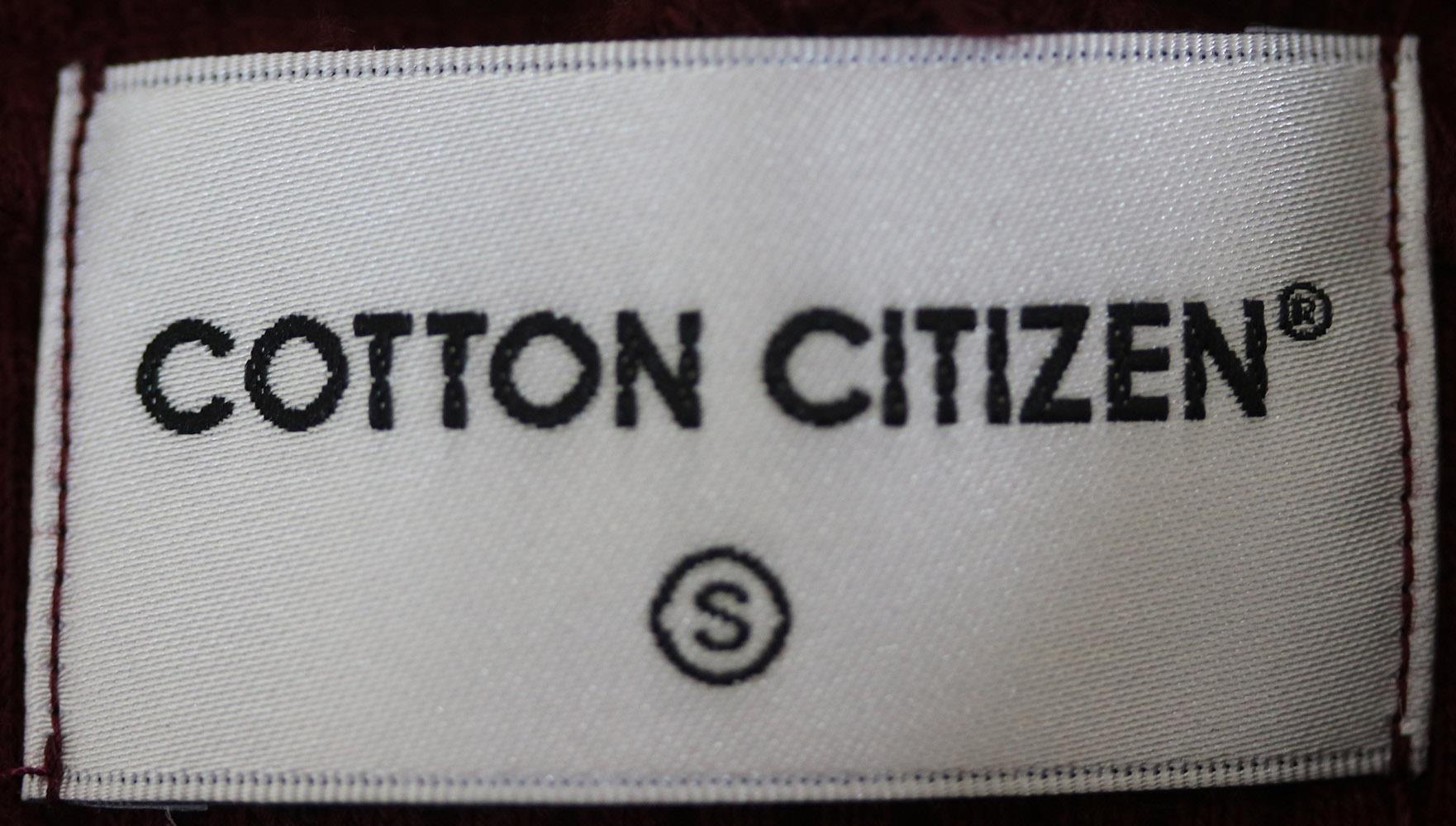 COTTON CITIZEN MONACO THERMAL HOODIE DRESS SMALL