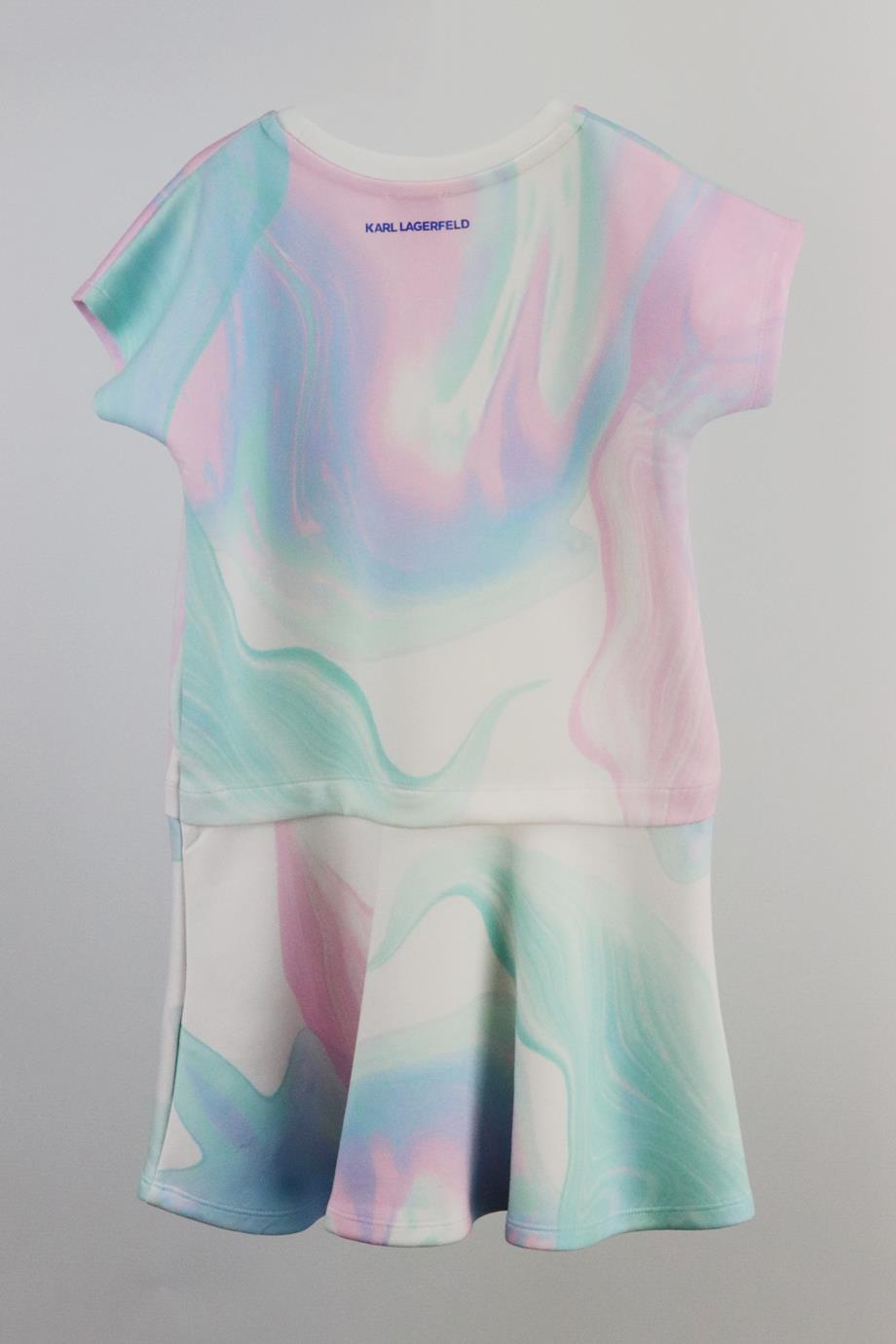 KARL LAGERFELD KIDS GIRLS JERSEY DRESS 8 YEARS