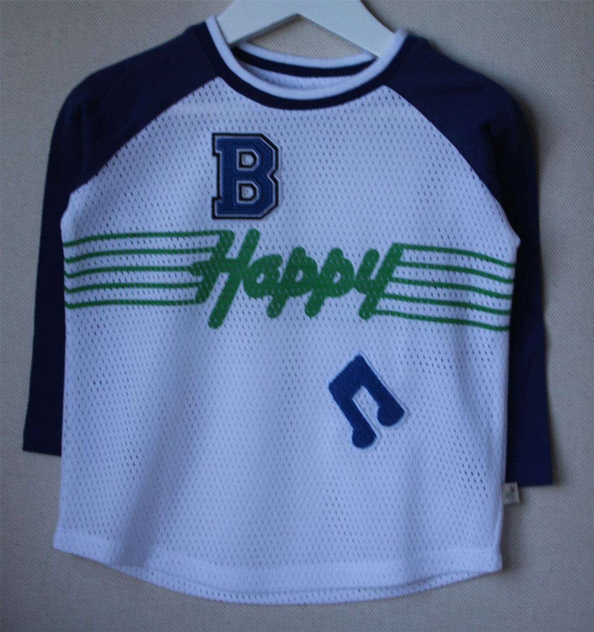 STELLA MCCARTNEY KIDS MAX B HAPPY RAGLAN TOP 2 YEARS