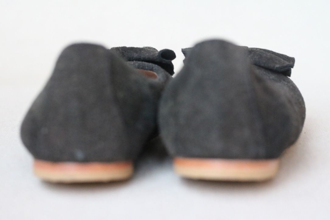 BLOCH BABY GIRLS VITTORIA BLACK SUEDE SHOES EU 22 UK 5