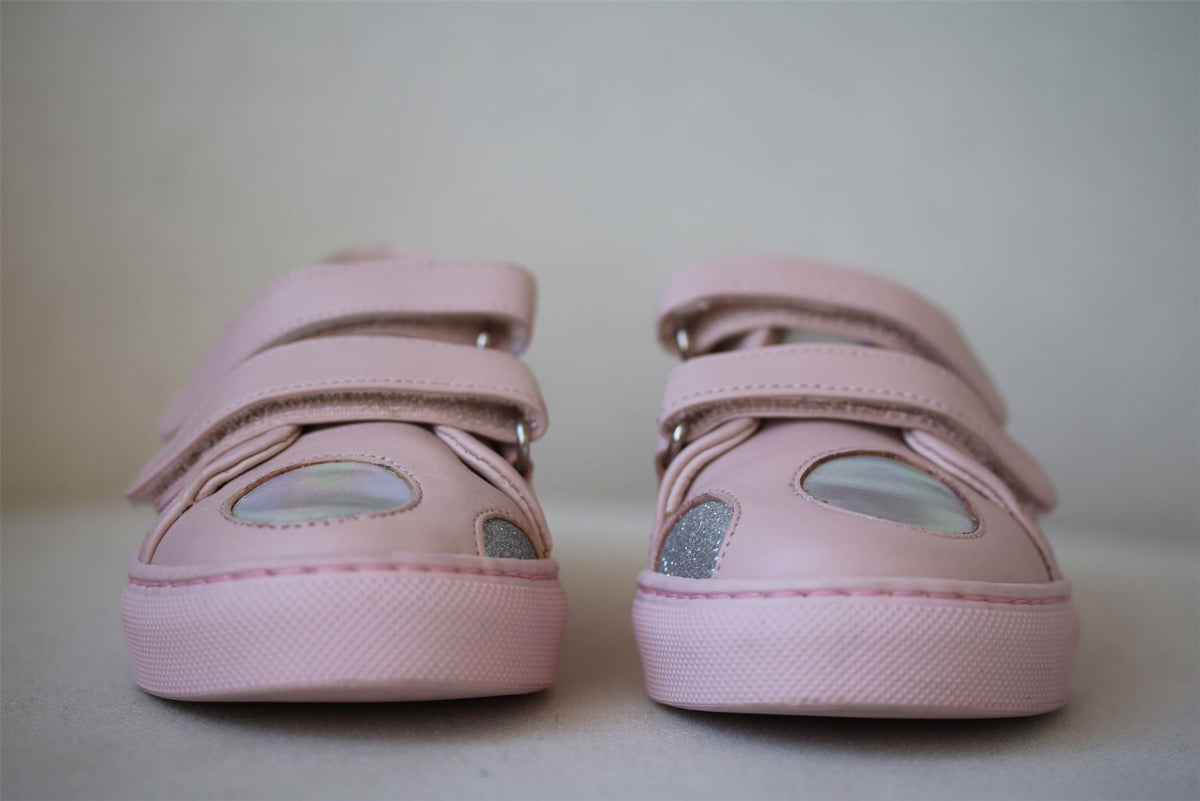 MINNA PARIKKA MINI GIRLS PINK VELCRO TRAINERS EU 25 UK 7.5