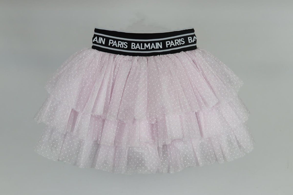 BALMAIN KIDS GIRLS TULLE SKIRT 8 YEARS