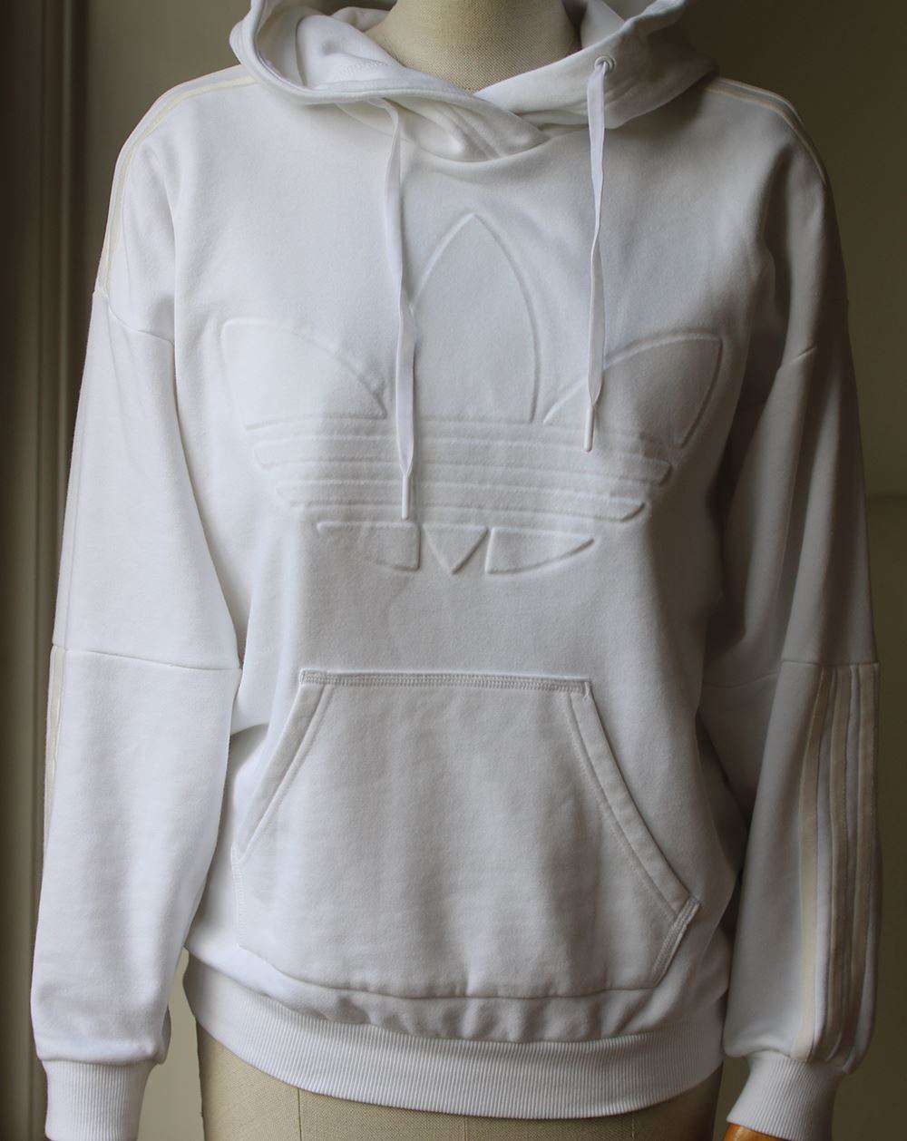 ADIDAS ORIGINALS FLOCK COTTON HOODIE UK 10