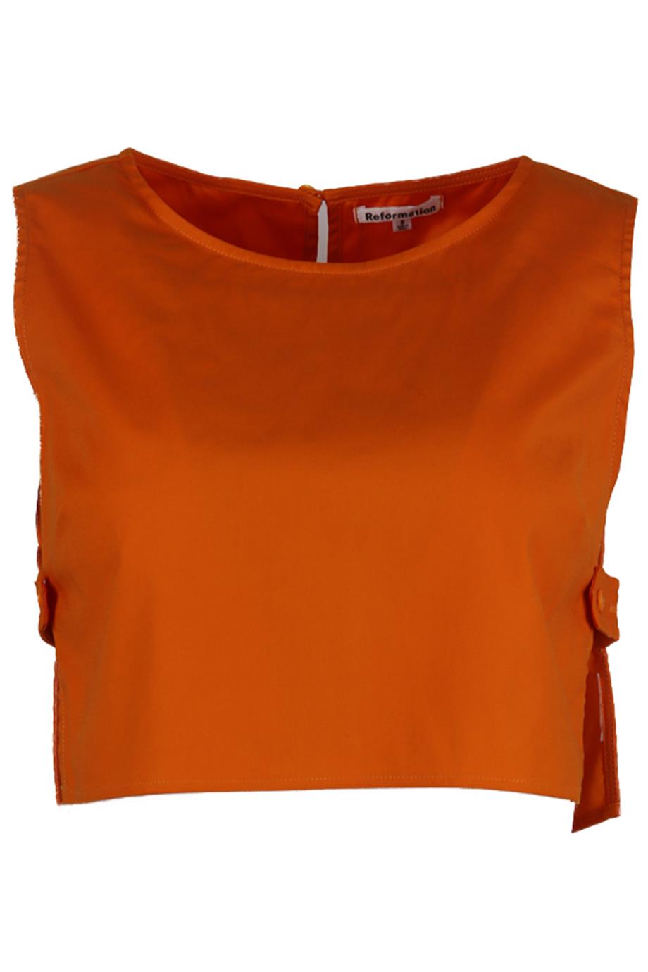 REFORMATION CROPPED COTTON TOP US 2 UK 6