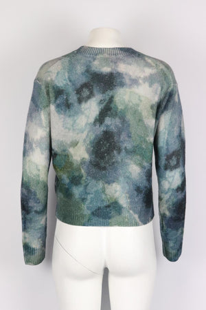 360 CASHMERE TIE DYED CASHMERE SWEATER SMALL