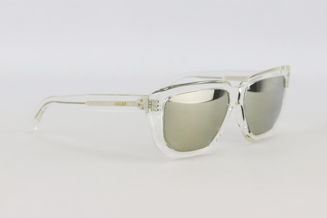 CELINE SQUARE FRAME ACETATE SUNGLASSES