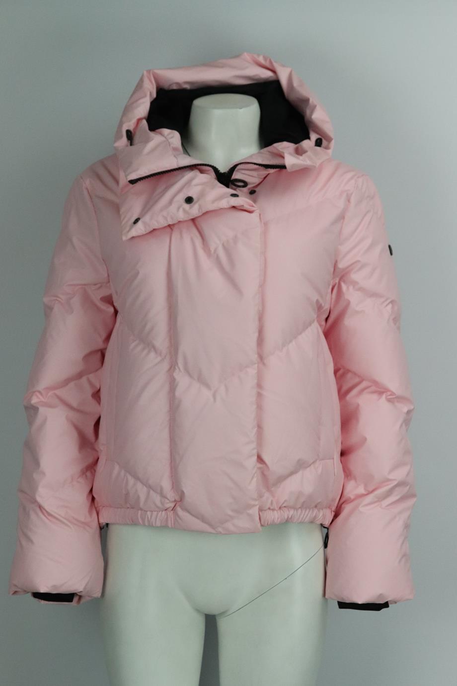 GOLDBERGH HOODED QUILTED SHELL DOWN SKI JACKET UK 10