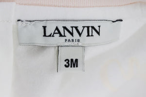 LANVIN BABY GIRLS COTTON TOP AND LEGGINGS SET 3 MONTHS