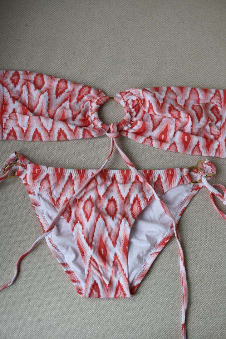 MELISSA ODABASH JANEIRO IKAT CORAL BIKINI UK 10/12