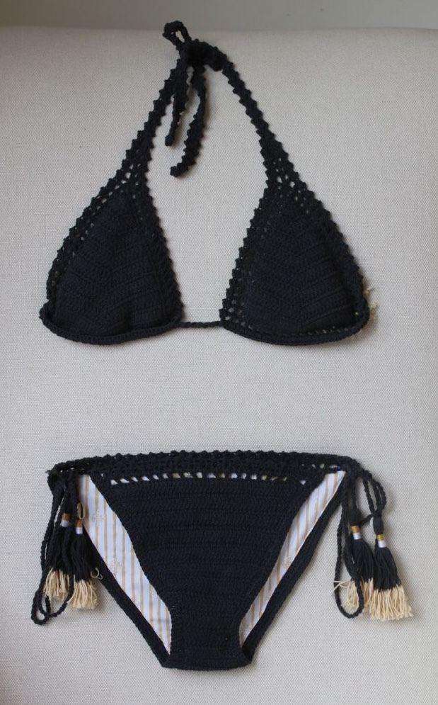 SHE MADE ME CROCHET BIKINI SMALL/MEDIUM/LARGE
