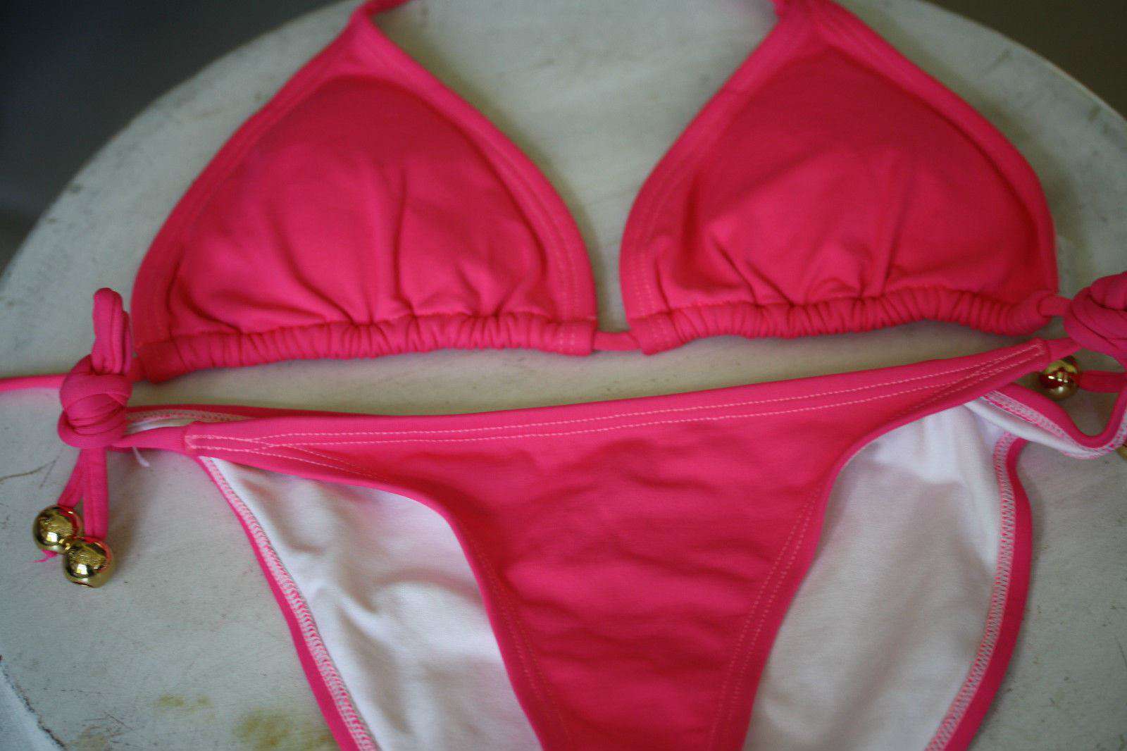 ONDADEMAR PINK COLOUR BOOM BIKINI SMALL