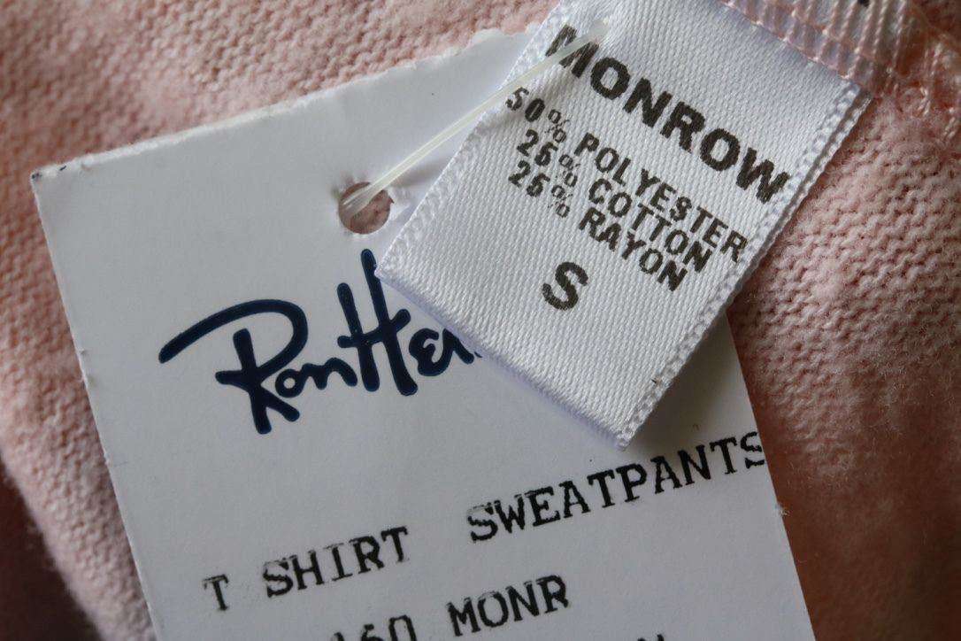 MONROW HORIZON CHERRY BLOSSOM SWEATPANTS SMALL