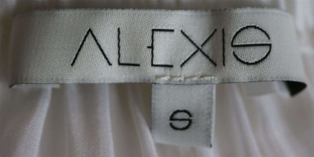 ALEXIS OFF THE SHOULDER CROCHET TRIM PLAYSUIT SMALL