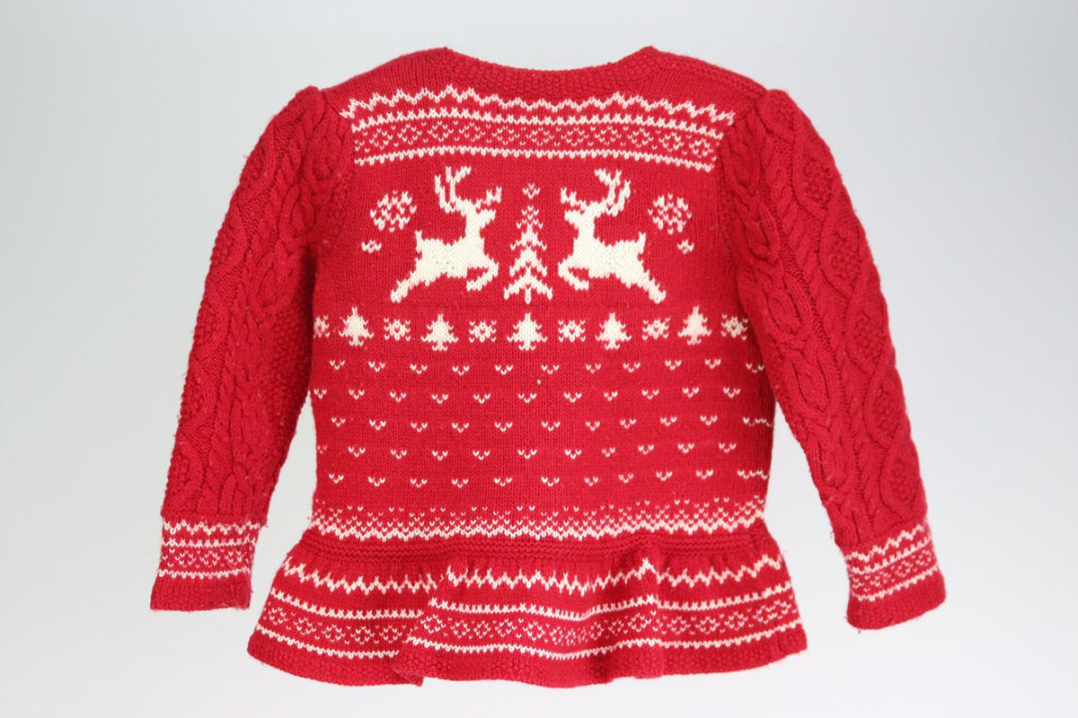 RALPH LAUREN BABY GIRLS KNITTED JUMPER 18 MONTHS