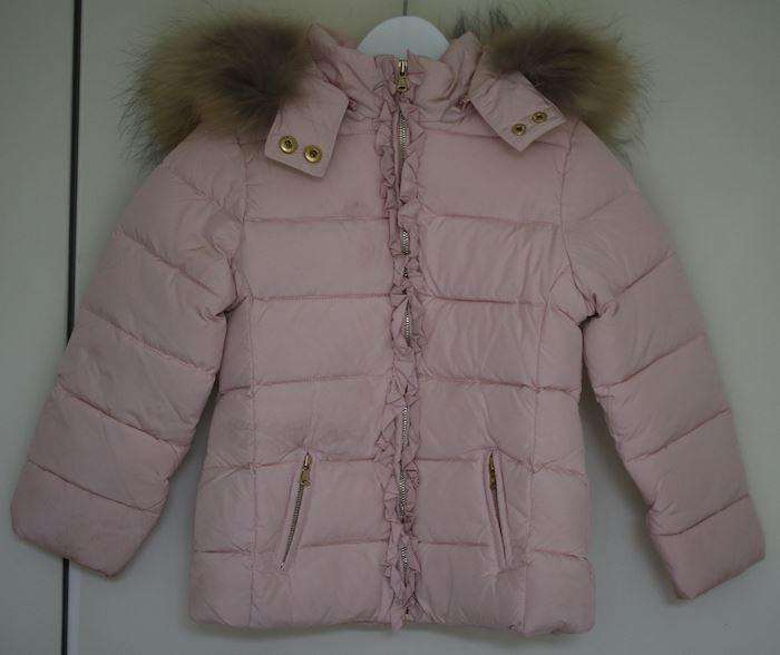 TARTINE ET CHOCOLAT GIRLS PINK DOWN PADDED JACKET 5 YEARS