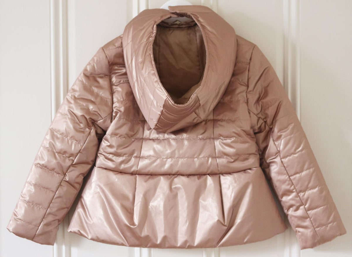 CHRISTIAN DIOR KIDS GIRLS METALLIC PADDED JACKET 6 YEARS