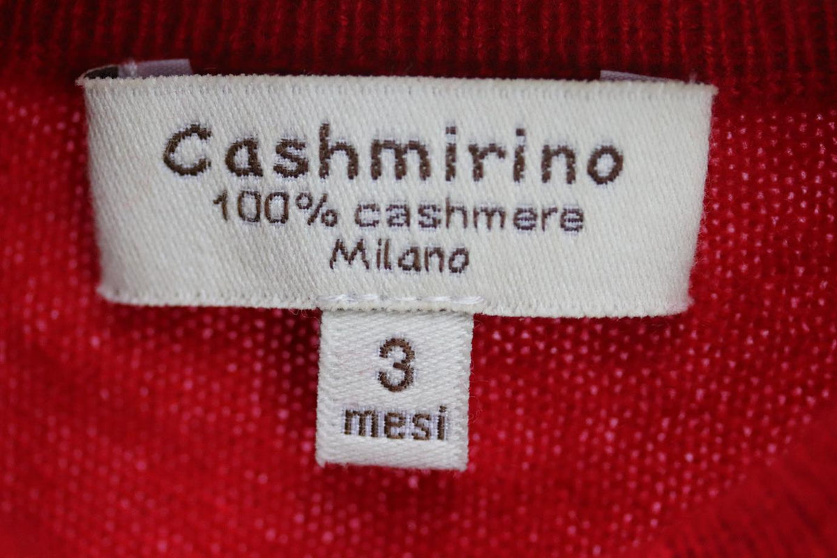 CASHMIRINO BABY UNISEX CASHMERE CARDIGAN 3 MONTHS